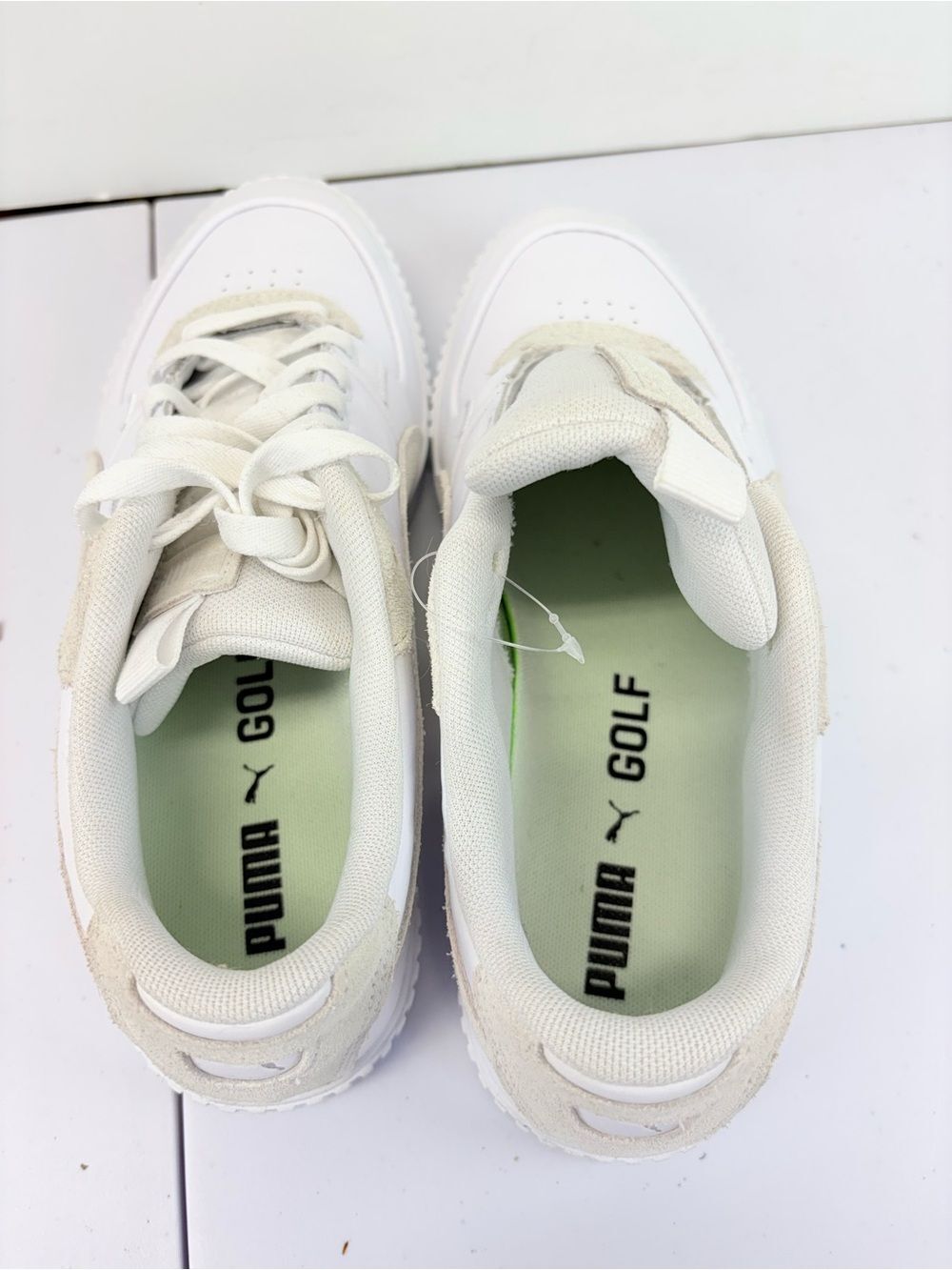 PUMA Women's Cali G Spikeless Golf Shoes White Size 9 Sportstyle Performance - Picture 6 of 10